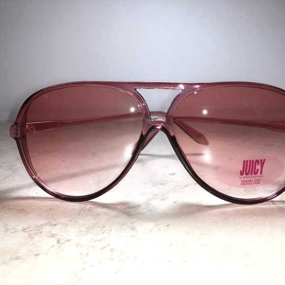 Juicy Couture Pink Aviator Sunglasses - Picture 2 of 5